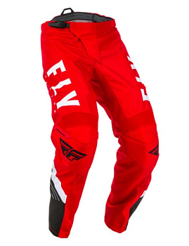 Fly Racing F-16 2020 мотоштаны подростковые, красно-бело-черный Fly Racing F-16 2020 мотоштаны подростковые, красно-бело-черный