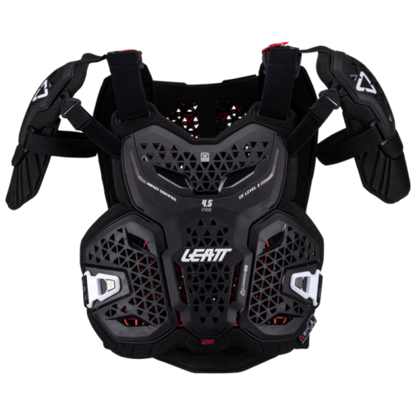Leatt Chest Protector 4.5 Pro Evo Black панцирь с плечами