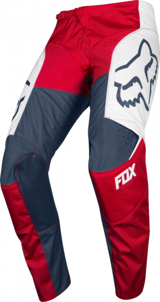 Fox Racing 180 Przm 2019 мотоштаны, красно-темно-синий Fox Racing 180 Przm 2019 мотоштаны, красно-темно-синий