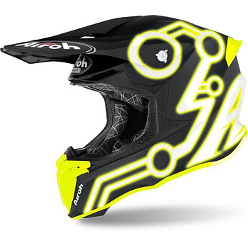 Airoh Twist 2.0 Neon Yellow Matt шлем внедорожный