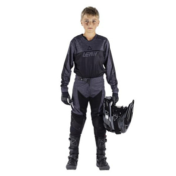 Leatt 3.5 Ride Kit Junior 2026 Stealth комплект подростковый, мотоштаны + джерси