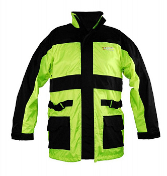 Vega Rain Jacket дождевик раздельный (куртка), черно-салатовый