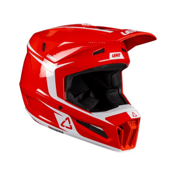 Leatt Kit Moto 3.5 V26 Red шлем кроссовый + Vizion 3.5 мотоочки