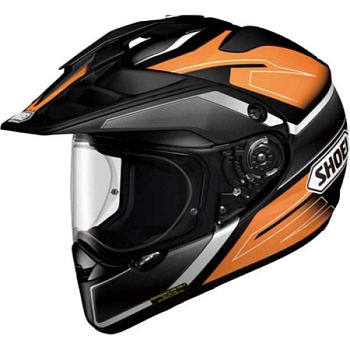 Shoei Hornet ADV SEEKER TC-8 PinLock шлем эндуро, черно-оранжево-белый