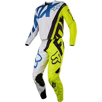 Fox Racing 360 Creo Youth 2017 комплект подростковый, бело-желтый Fox Racing 360 Creo Youth 2017 комплект подростковый, бело-желтый
