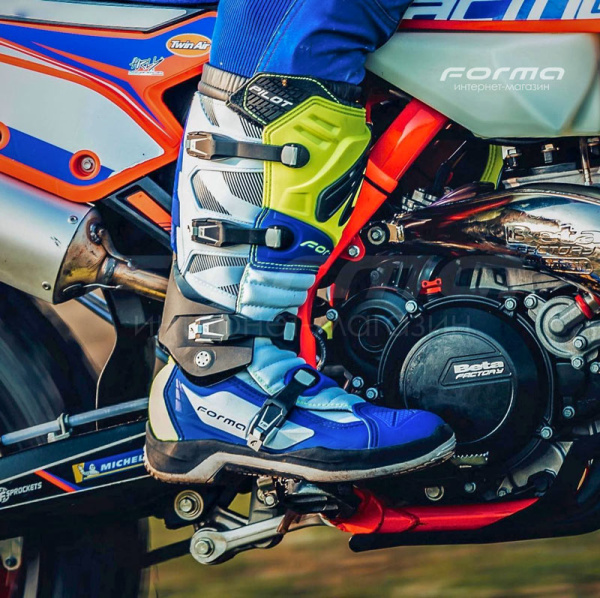 Forma Pilot Yellow/Fluo/White/Blue мотоботы