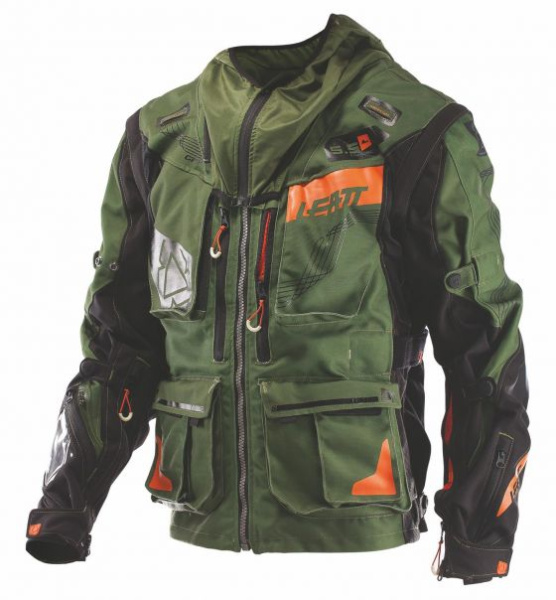 Leatt GPX 5.5 мотокуртка эндуро, черный-хаки Leatt GPX 5.5 мотокуртка эндуро, черный-хаки