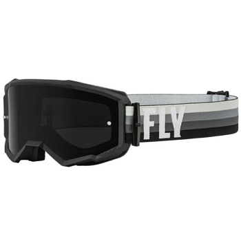 Fly Racing Zone 2022 мотоочки, черно-серый, черная тонированная линза