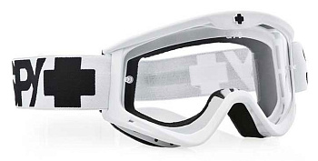 Spy Targa 3 White Sabbath мотоочки, бело-черный