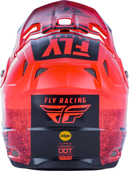 Fly Racing Toxin MIPS Embargo шлем кроссовый, красно-черный Fly Racing Toxin MIPS Embargo шлем кроссовый, красно-черный