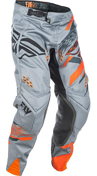 Fly Racing Evolution 2.0 2018 мотоштаны, серо-оранжевый