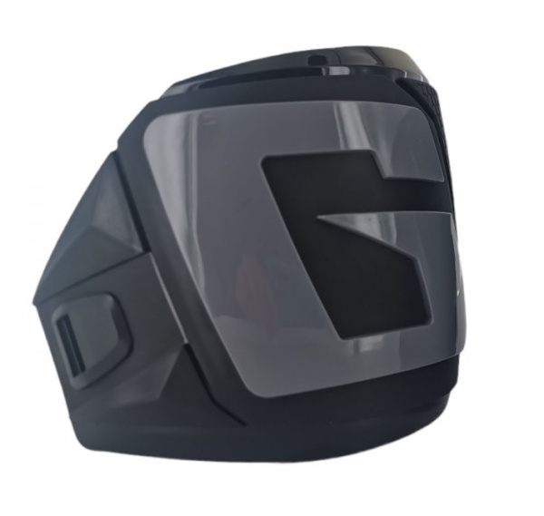 Накладка "G" на верх голенища мотобот Gaerne SG-12, черно-серый, правый