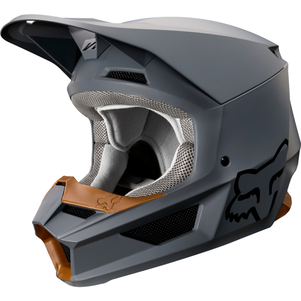 Fox Racing V1 Matte 2019 шлем кроссовый, серый