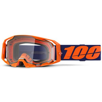 100% Armatic Neon Orange / Clear Lens мотоочки
