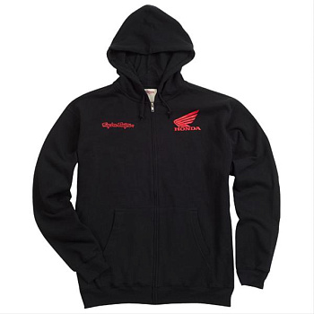 Troy Lee Designs Honda Wing Zip толстовка, черный