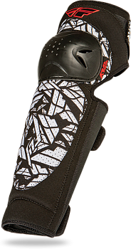 Fly Racing Barricade наколенники, черно-белый
