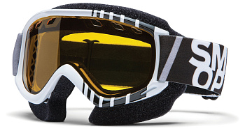 Smith Snow Fuel V.1 White-Black Vert очки снегоходные, бело-черный, двойная вентилируемая линза