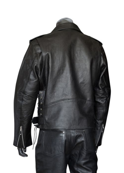 First M770BM Косуха мужская, кожа 1мм, черный