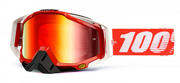 100% Racecraft Fire Red Mirror Red Lens мотоочки