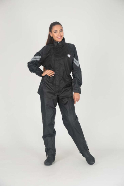 Hyperlook Titan дождевик женский раздельный (куртка+штаны), черный
