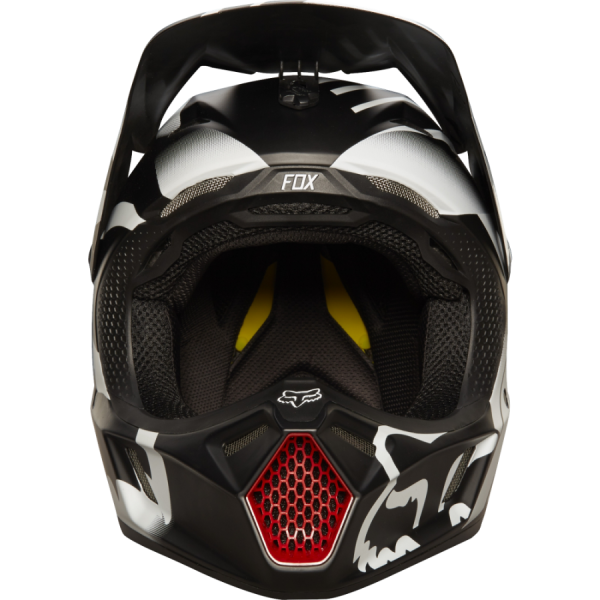 Fox Racing V3 Savant шлем кроссовый, черно-белый