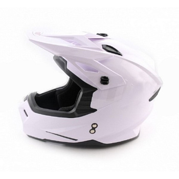 Ataki MX801 Solid шлем кроссовый, белый