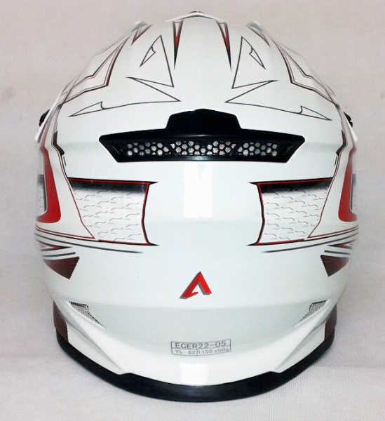 Ataki SC-15 Rift шлем кроссовый детский, бело-красный Ataki SC-15 Rift шлем кроссовый детский, бело-красный