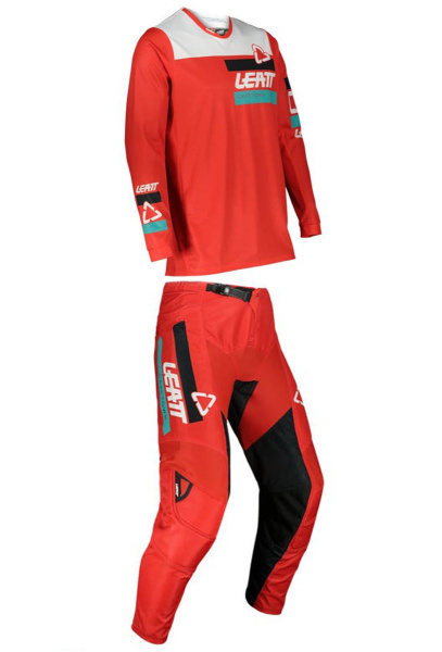 Leatt 3.5 Ride Red мотоштаны (+джерси в комплекте)