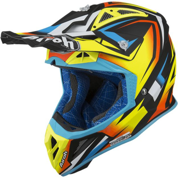 Airoh Aviator 2.3 шлем внедорожный, черно-желтый