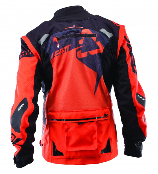 Leatt GPX 4.5 X-Flow мотокуртка эндуро, черно-оранжевый