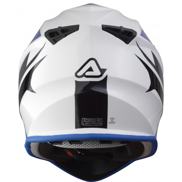 Acerbis Linear White/Blue шлем внедорожный