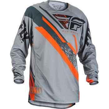 Fly Racing Evolution 2.0 2018 джерси, серо-оранжевый