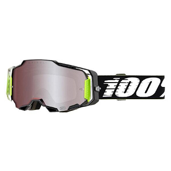 100% Armega Racr / Hiper Silver Mirror Lens мотоочки
