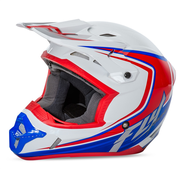 Fly Racing Kinetic Fullspeed 2017 шлем кроссовый, бело-красно-синий Fly Racing Kinetic Fullspeed 2017 шлем кроссовый, бело-красно-синий