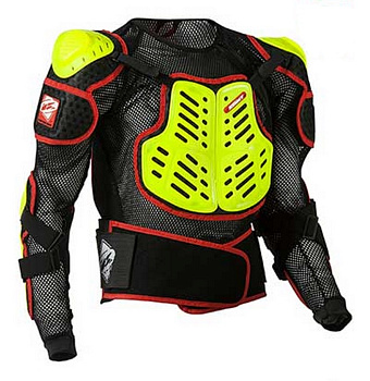 Kenny Performance Safety Jacket 2014 моточерепаха, черно-салатовый