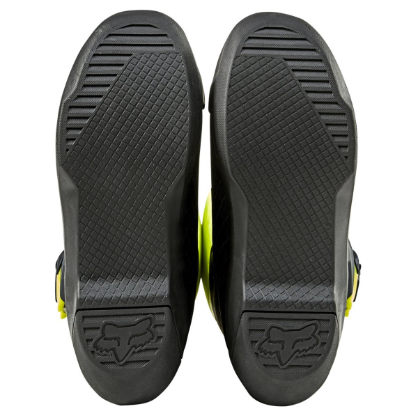 Fox Comp 2022 мотоботы, зелено-желтый