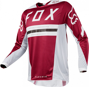 Fox Racing Flexair Preest джерси, темно-красно-белый