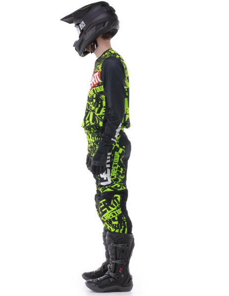Leatt 3.5 Ride Kit 2024 Lime комплект мотоштаны + джерси