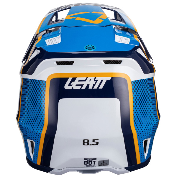 Leatt Kit Moto 8.5 V24 Ink шлем кроссовый + Velocity 5.5 мотоочки