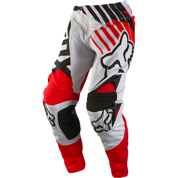 Fox Racing 360 Savant мотоштаны, красно-белый Fox Racing 360 Savant мотоштаны, красно-белый