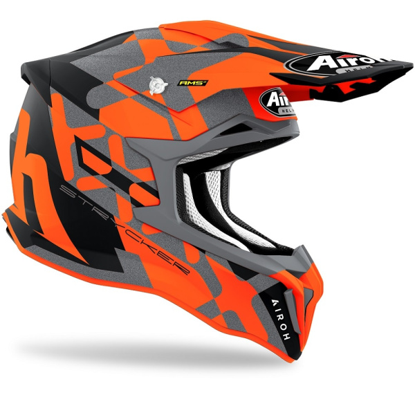 Airoh Strycker XXX Orange Matt шлем внедорожный Airoh Strycker XXX Orange Matt шлем внедорожный