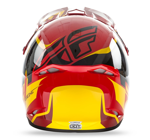 Fly Racing Kinetic Fullspeed 2017 шлем кроссовый, красно-черно-желтый Fly Racing Kinetic Fullspeed 2017 шлем кроссовый, красно-черно-желтый
