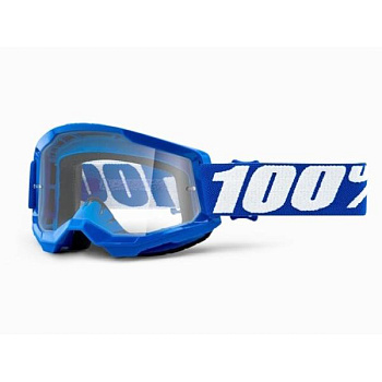 100% Strata 2 Blue / Clear Lens мотоочки 100% Strata 2 Blue / Clear Lens мотоочки