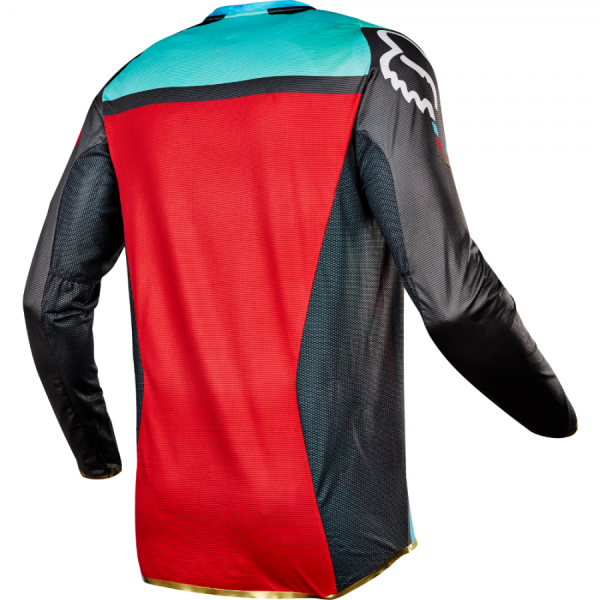 Fox Racing Flexair Seca джерси, серо-красный