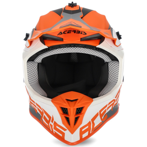 Acerbis Linear Orange/White шлем внедорожный