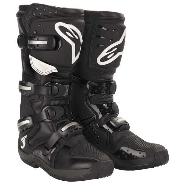 Alpinestars Tech 3 мотоботы кроссовые, черный Alpinestars Tech 3 мотоботы кроссовые, черный
