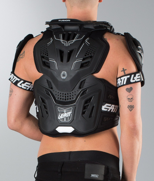 Leatt Fusion 3.0 панцирь+защита шеи, черный Leatt Fusion 3.0 панцирь+защита шеи, черный