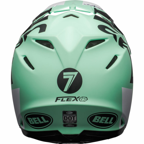 Bell Moto-9 Flex Seven Galaxy Matte Black/Mint/White шлем кроссовый Bell Moto-9 Flex Seven Galaxy Matte Black/Mint/White шлем кроссовый