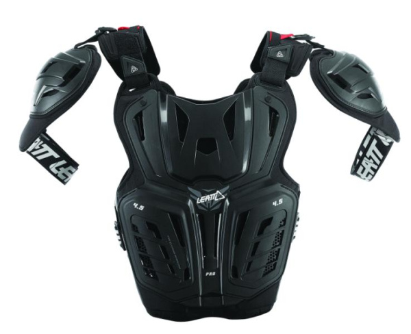 Leatt Chest Protector 4.5 Pro панцирь с плечами, черный