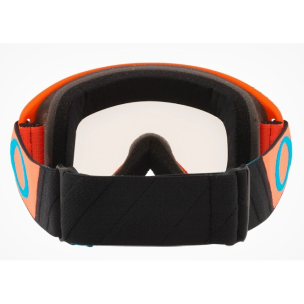 Oakley O-Frame 2.0 PRO Youth MX Tuff Blocks мотоочки детские оранжевый, прозрачная линза (71160400)